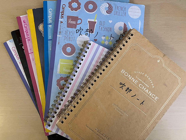 写真：吹部ノート